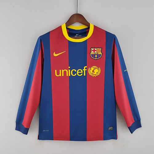 Barcelona Retro Barcelona Long Sleeve 2006 UEFA Champions League Home S-XXL
