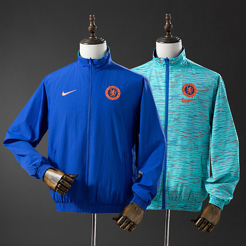Chelsea Chelsea Reversible Jacket Windbreaker - Blue & Sky Blue S-XXL