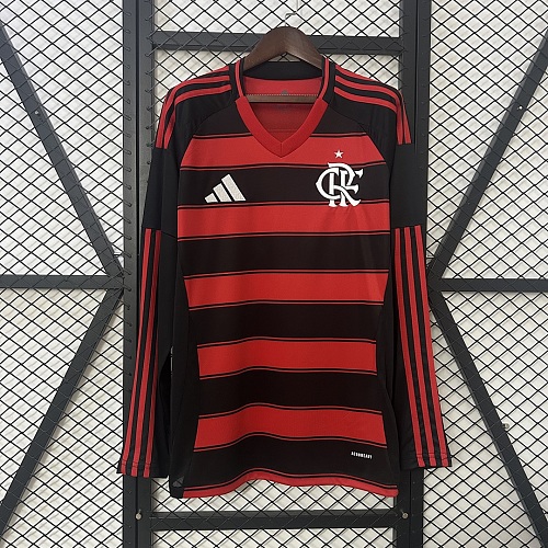 Flamengo 25/26 Long sleeve Flamengo Home S-4XL