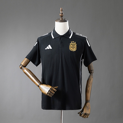 Argentina Argentina 25/26 POLO - Black S-XXL