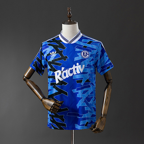 Schalke 04 Schalke 04 92/93 Home Retro Jersey S-XXL