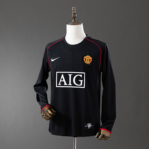 Manchester United Retro long sleeve M-U 07/08 black S-XXL