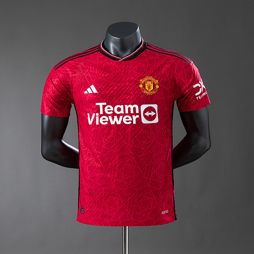 Manchester United M-U 23/24 Home Retro Player Version Jersey S-3XL