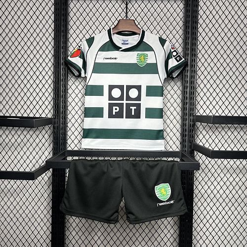 Sporting CP Sporting CP 2001/03 Home Retro Kids Kit