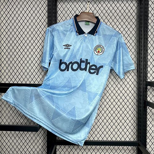 Manchester City Manchester City 1989/91 Home Retro Jersey