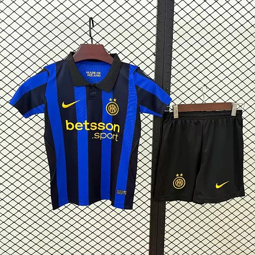 Inter Milan 26/27 Inter Milan Home Kids Soccer Jersey Size 16-28
