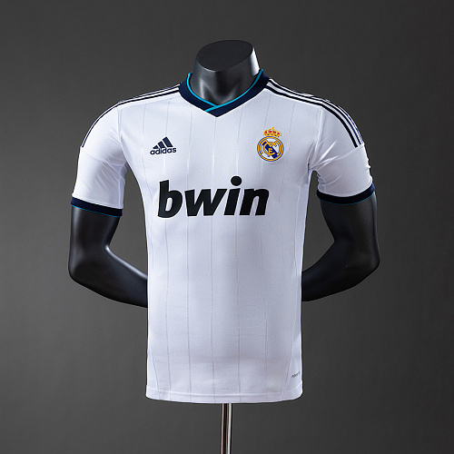 Real Madrid Real Madrid 2012/13 Home Retro Player Version Jersey S-3XL
