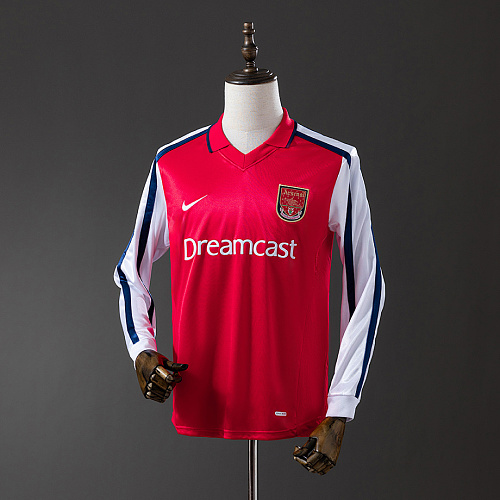 Arsenal Arsenal 01/02 Home Long Sleeve Retro Jersey S-XXL