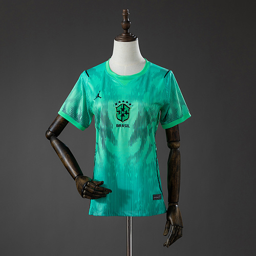 Brazil Brazil 2026 Women's GK Green Jersey S-XXL