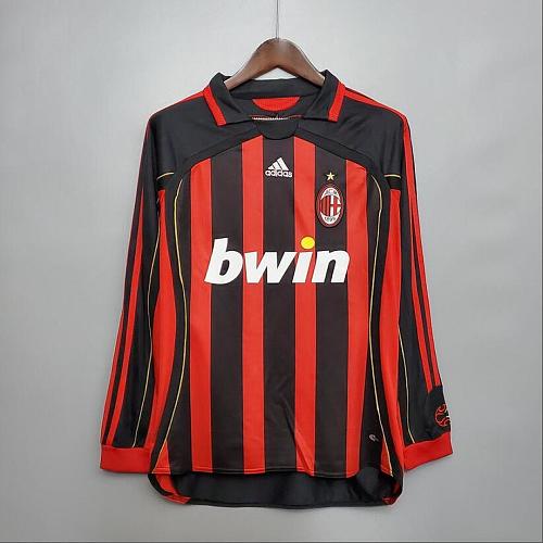 AC Milan Retro 06/07 AC Milan Long sleeve home S-XXL