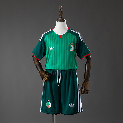 Algeria Algeria 2026 Away Kids Kit Jersey Size:16-28