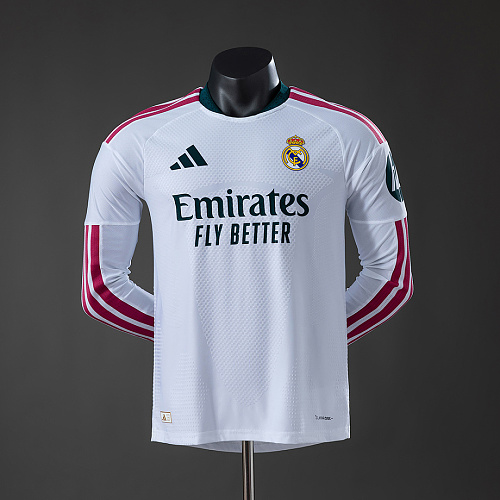 Real Madrid Real Madrid 26/27 Home Player Version Long Sleeved Jersey S-3XL