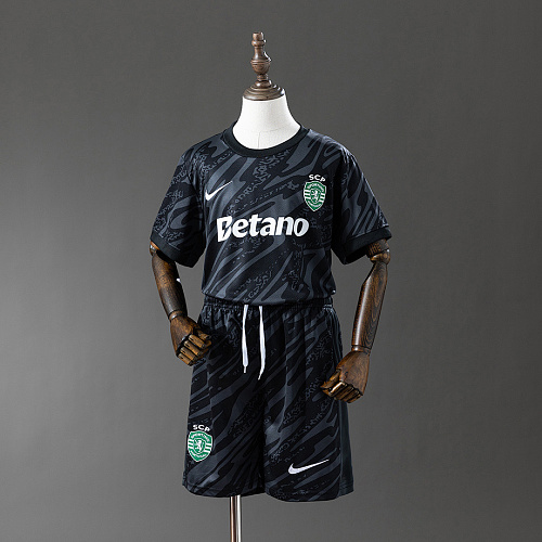 Sporting CP 25/26 Sporting Lisbon Goalkeeper Black Size: 16-28