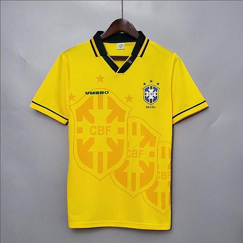 Brazil Retro 93/94 Brazil home S-XXL