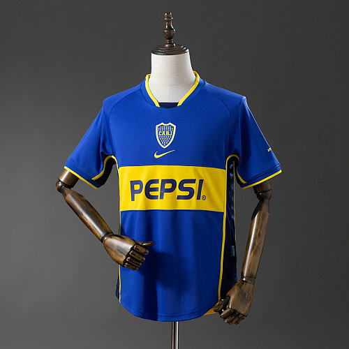 Boca Juniors Boca Juniors 02/03 Home Retro Jersey S-XXL