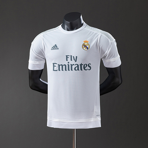 Real Madrid Real Madrid 15/16 Home Player Version Retro Jersey S-3XL