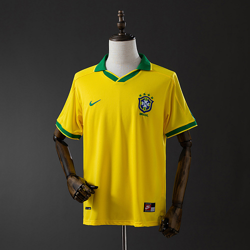 Brazil Brazil 1997 Home Retro Jersey S-XXL
