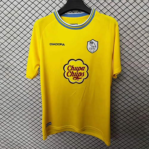 Sheffield Wednesday 01/02 Sheffield Wednesday Away Retro Soccer Jersey