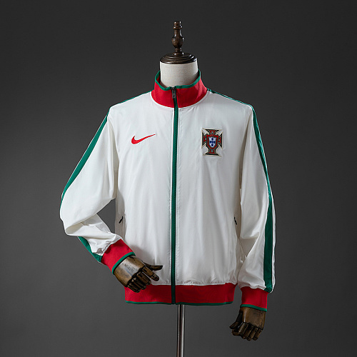Portugal Portugal 10/11 N98 Windbreaker - White S-XXL