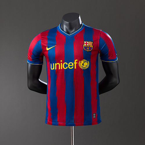Barcelona Barcelona 09/10 Home Player Version Retro Jersey S-3XL