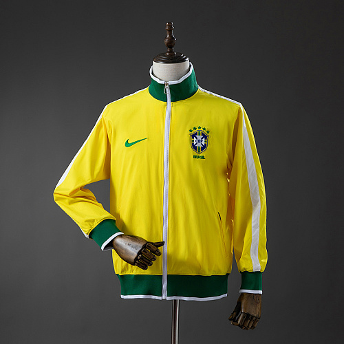 Brazil Brazil 10/11 Windbreaker - Yellow S-XXL