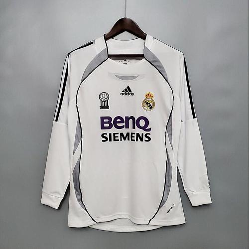 Real Madrid Retro Real Madrid Long sleeve 06/07 home S-XXL