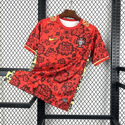 Portugal Portugal 2024/25 Special Edition Red Jersey S-XXL