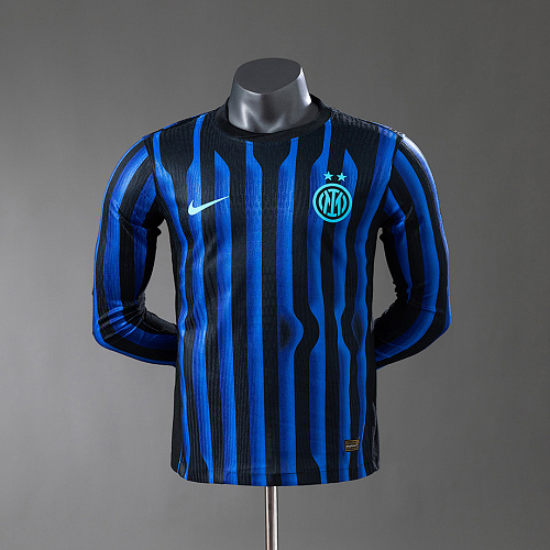 Inter Milan Inter Milan 25/26 Home Long-Sleeve Player Version Jersey S-3XL