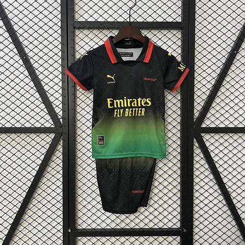 AC Milan 25/26 kids AC Milan Co-Branded Edition Jersey 16-28