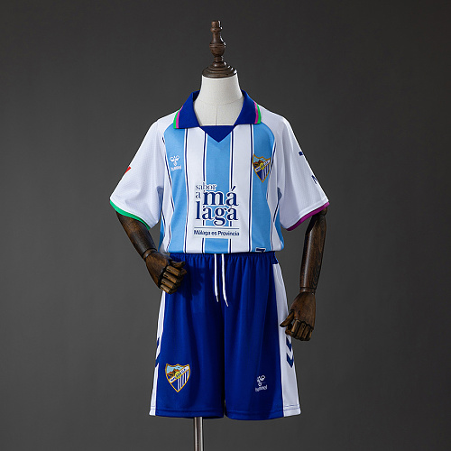 Malaga Malaga 26/27 Home Kids Kit Jersey Size 16-28