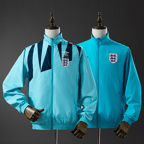 England England Reversible Jacket Windbreaker - Light Blue Sizes S-XXL