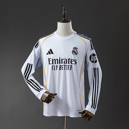 Real Madrid 25/26 Real Madrid home long sleeve S-4XL