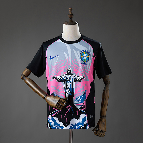 Brazil Brazil 2026 Christ the Savior - Pink Jersey S-XXL