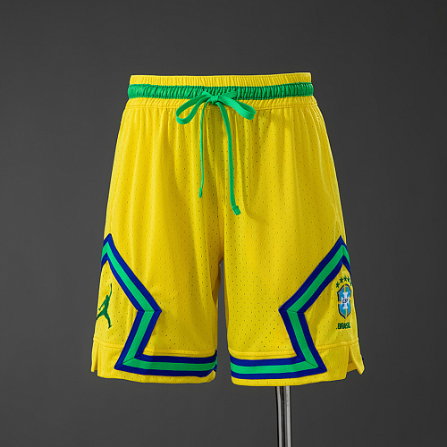 Brazil Brazil 2026 Basketball Shorts Yellow S-4XL