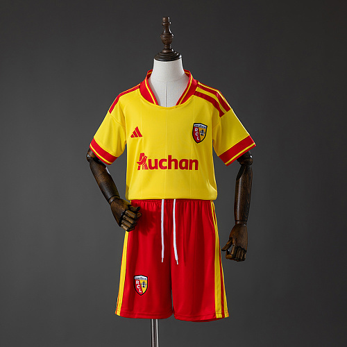 RC Lens RC Lens 26/27 Home Kids Kit Jersey Size:16-28