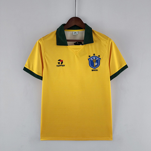 Brazil Retro 1988 Brazil home S-XXL