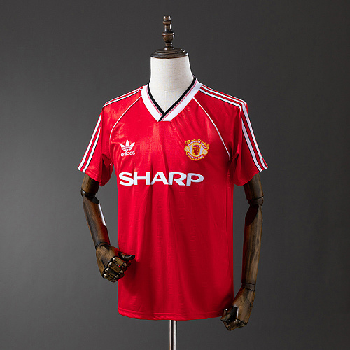 Manchester United M-U 1984 Home Retro Jersey S-XXL