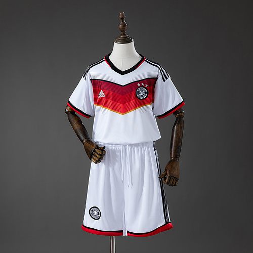 Germany Germany 2014 Home Retro Kids Kit Jersey Size 16-28