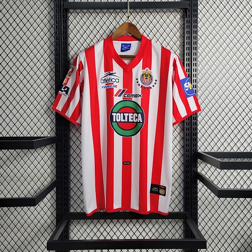 Chivas de Guadalajara Retro 01-02 Chivewood home size S-2XL