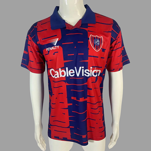 San Lorenzo 95/96 San Lorenzo Home Retro Soccer Jersey