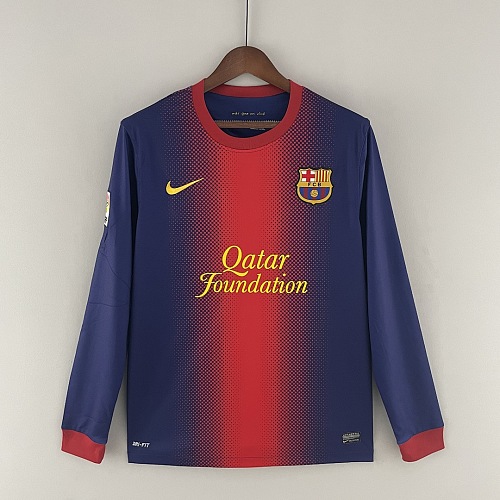 Barcelona Retro long sleeve Barcelona 12/13 home S-XXL
