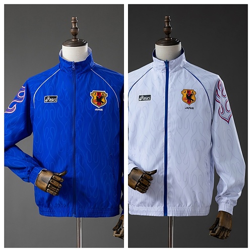 Japan Japan 1998 Reversible Anthem Jacket Retro Windbreaker S-3XL