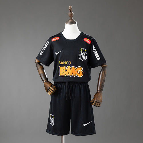 Santos Santos 12/13 Away Retro Kids Kit Jersey Size 16-28