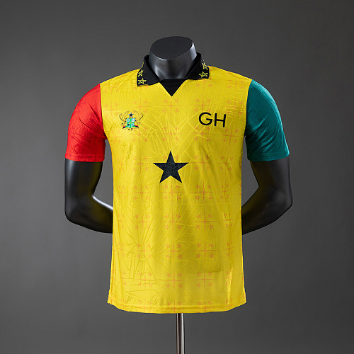 Ghana Ghana 2025 Commemorative Edition - Yellow Player Version Jersey S-XXL