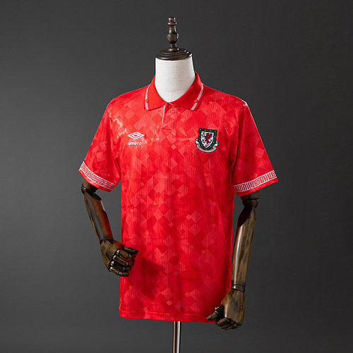 Wales Wales 1990/92 Home Retro Jersey S-XXL