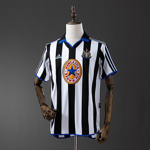 Newcastle United Newcastle United 1999/00 Home Retro Shirt S-XXL