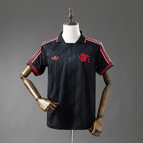 Flamengo Flamengo 25/26 Lifestyler Retro - Black Jersey S-4XL