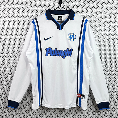 Napoli 97/98 Napoli Away Long Sleeve Retro Soccer Jersey