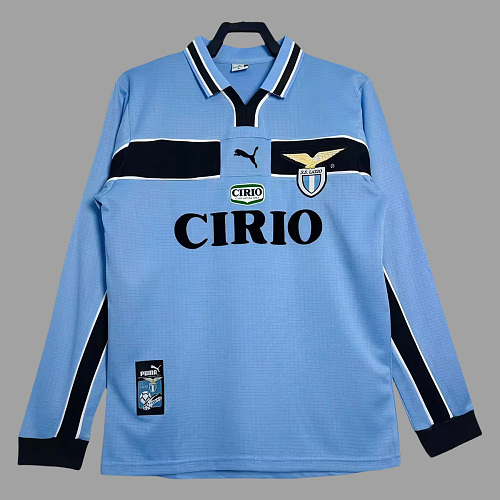 Lazio 98/00 Lazio Home Long Sleeve Retro Jersey