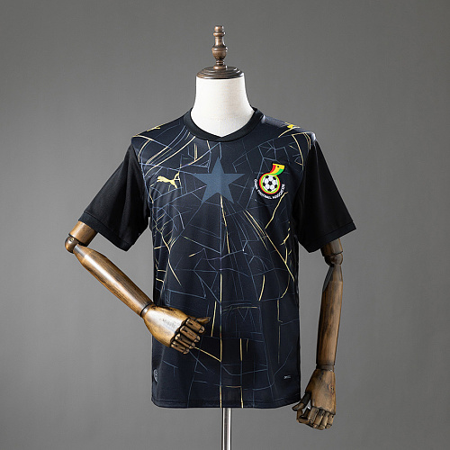 Ghana Ghana 2026 Black Jersey S-XXL